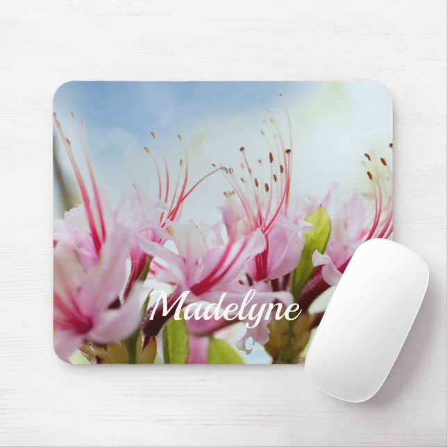 Wilde Azalea Blüten Mousepad (Mit Mouse)