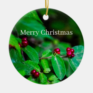 Wilde Beeren und Blätter Verzierung Keramik Ornament