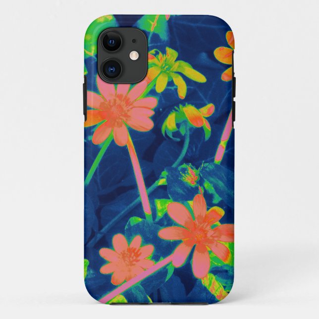 Wilde Blume Abstrakt Case-Mate iPhone Hülle (Rückseite)