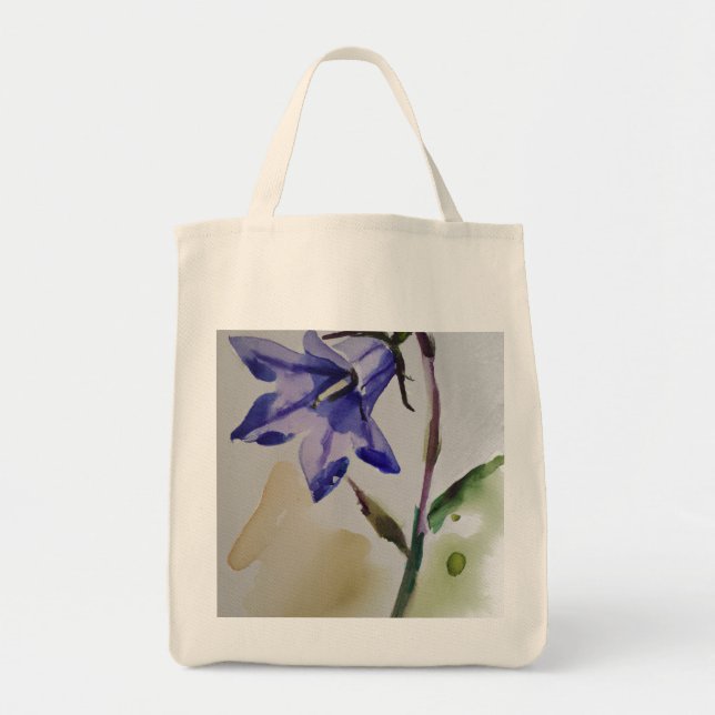 Wilde Blume Ai Wasserfarbe Tragetasche (Vorne)