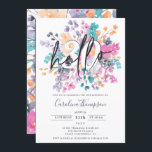 Wilde Blume Aquarell Blumenchic Foto hello 30 Einladung<br><div class="desc">Hallo 30! Sie suchen die perfekte und coolste blumengeschmückte 30. Geburtstag-Party Einladung? Holen Sie sich diese trendige und boho handgemalt Land wilde Blume floral Aquarell Skript Foto 30. Geburtstag Einladung, fügen Sie Ihr Foto auf der Rückseite mit einem eleganten Signatur-Skript. Kontaktieren Sie mich einfach, wenn Sie den Haupttext anpassen möchten....</div>