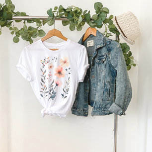 Wilde Blume-Blumen-Zauberhaft T-Shirt