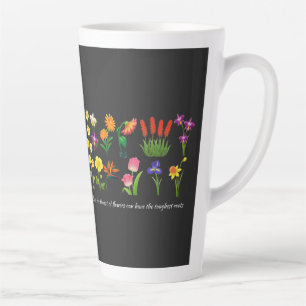 Wilde Blume Blumenfrauen und -mädchen Milchtasse