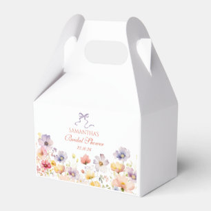 Wilde Blume Brautparty Gefälligkeitsbox Geschenkschachtel