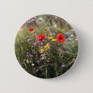 Wilde Blume Button