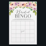 Wilde Blume Doppelseitige Brautparty-Spiele Flyer<br><div class="desc">Holen Sie sich das Party mit diesem lustigen DOUBLE-Seite Brautparty Bingo und wie gut Sie wissen, The Bride Game! Doppelte den Spaß zum Preis von einem! Alle unsere Matching-Elemente finden Sie in unserer Sammlung Wild Blume: https://www.zazzle.com/collections/wildflower-119454796637555602 Weitere Designs und Inspirationen finden Sie auf unserer Website: www.creativeuniondesign.com</div>