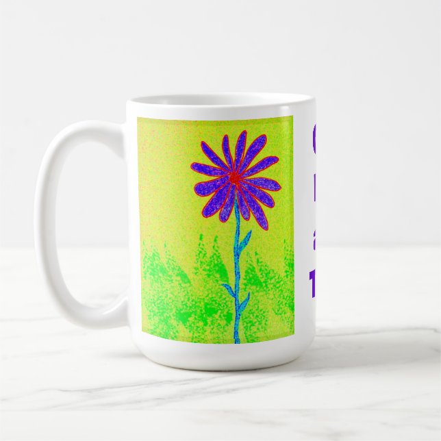 Wilde Blume eine Tagesauf einmal Tasse (Links)