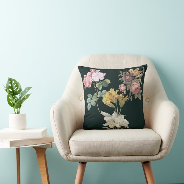 Wilde Blume, floral , botanisch, Naturliebhaber Kissen (Stuhl )
