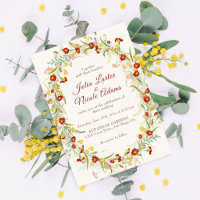 Wilde Blume Gelbe Marigold Foliage Hochzeit