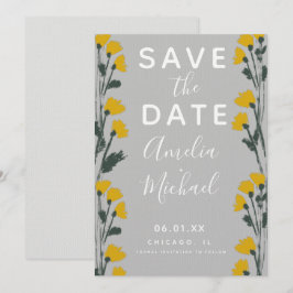 Wilde Blume handGezeichnet botanisches Save the Da