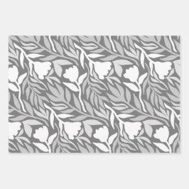 Wilde Blume Kaskade Geschenkpapier Set