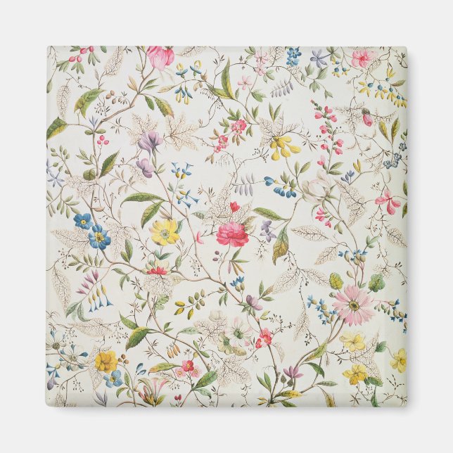 Wilde Blume, konstruiert für Seidenmaterial, c.179 Magnet (Vorne)