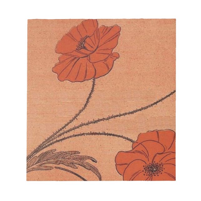 Wilde Blume Notizblock (Vorderseite)