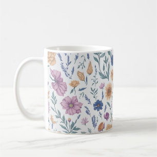 Wilde Blume - Rustikaler Charme Kaffeetasse