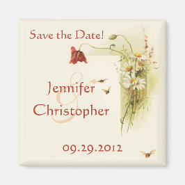 Wilde Blume Save the Date Magnet