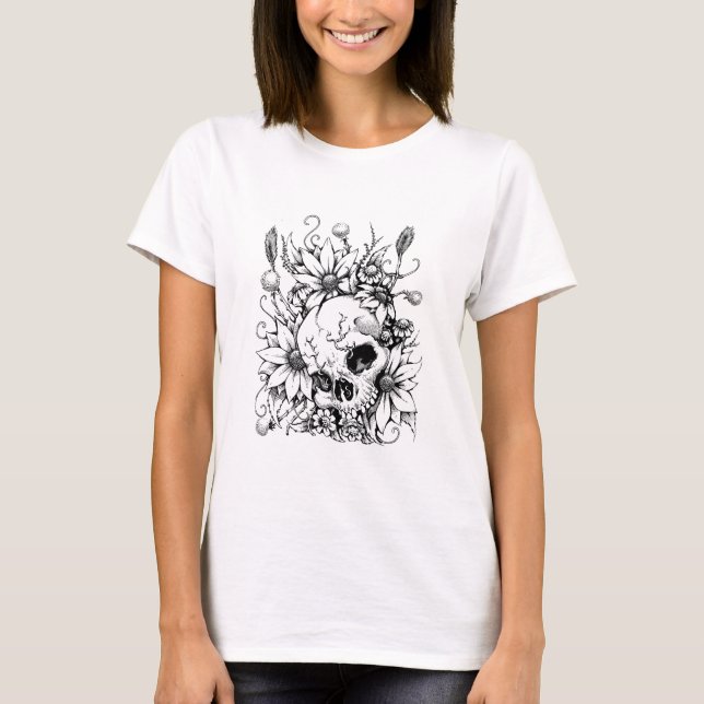 Wilde Blume T-Shirt (Vorderseite)