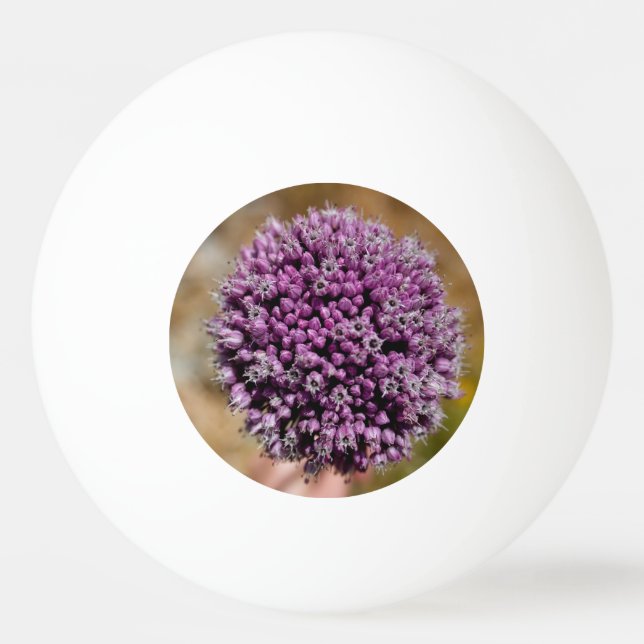 Wilde Blume Tischtennisball (Rückseite)