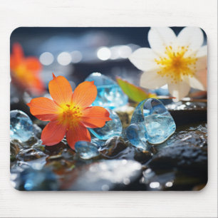 Wilde Blume Wasser Natursee Mousepad