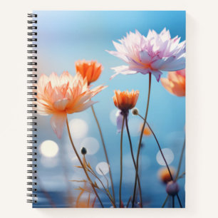 Wilde Blume Wasser Natursee Notizbuch