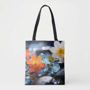 Wilde Blume Wasser Natursee Tasche