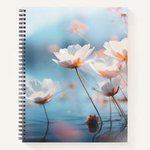 Wilde Blume Wassernatur Ruhe Notizbuch