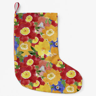 Wilde Blume: Wiederholte, florenlose Naht Kleiner Weihnachtsstrumpf