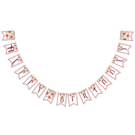 Wilde Blume Wimpelkette