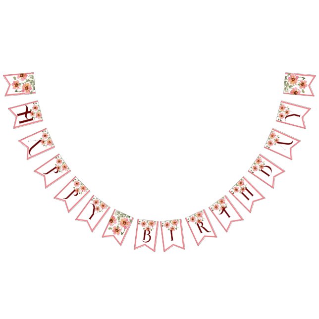 Wilde Blume Wimpelkette (Alle)