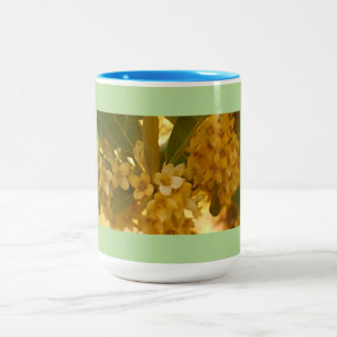 Wilde Blume Zweifarbige Tasse