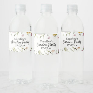 Wilde Blumen-Garten-Muster Geschenktasche