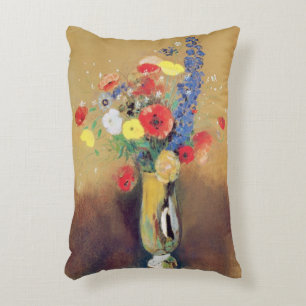 Wilde Blumen in einem Lang-necked Vase, c.1912 Zierkissen