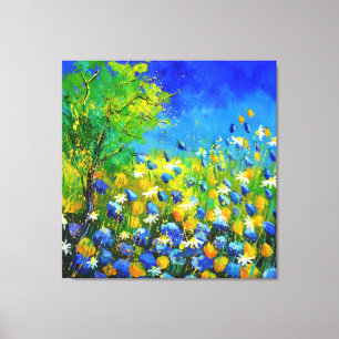 wilde Blumen Leinwanddruck