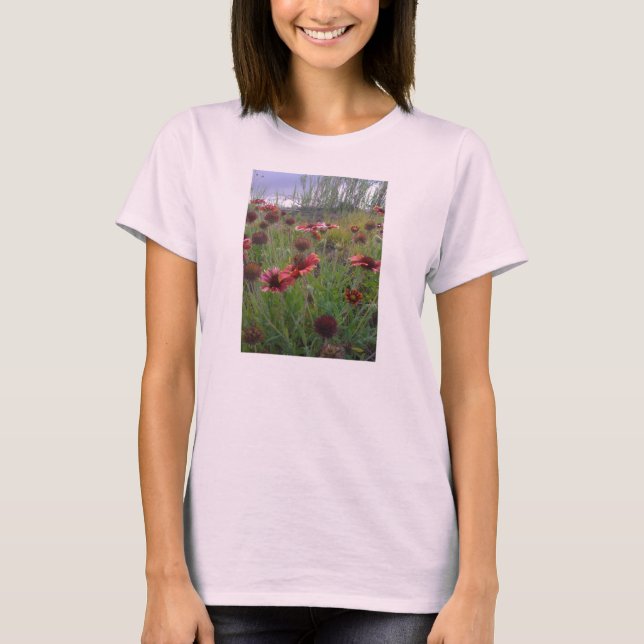 wilde Blumen T-Shirt (Vorderseite)
