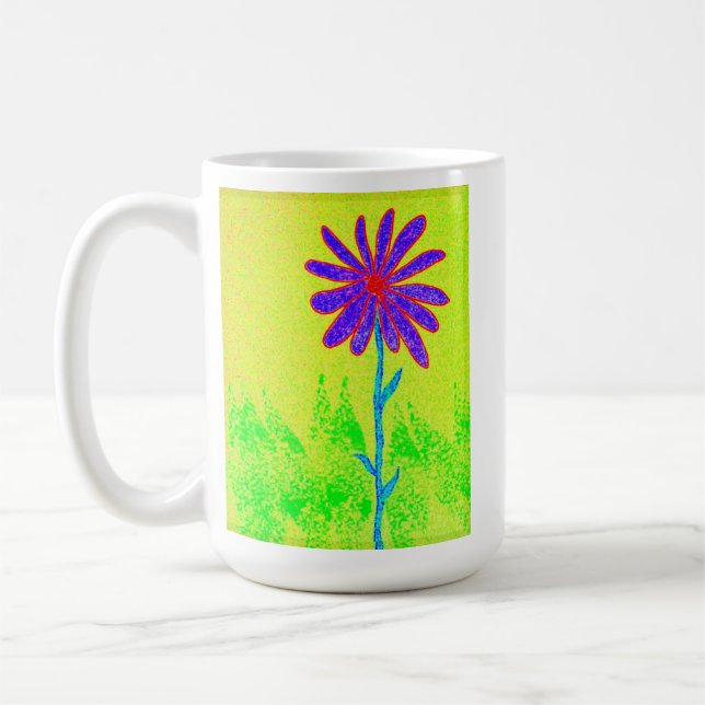Wilde Blumen-Tasse Kaffeetasse (Links)