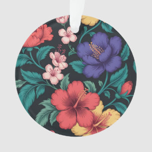 Wilde-Blumen-Wiederholungsmuster Ornament
