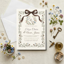 Wilde Blumenwiese Coquette Hochzeit