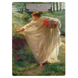 Wilde Blüten (von Edward Poynter) Klemmbrett