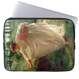 Wilde Blüten (von Edward Poynter) Laptopschutzhülle