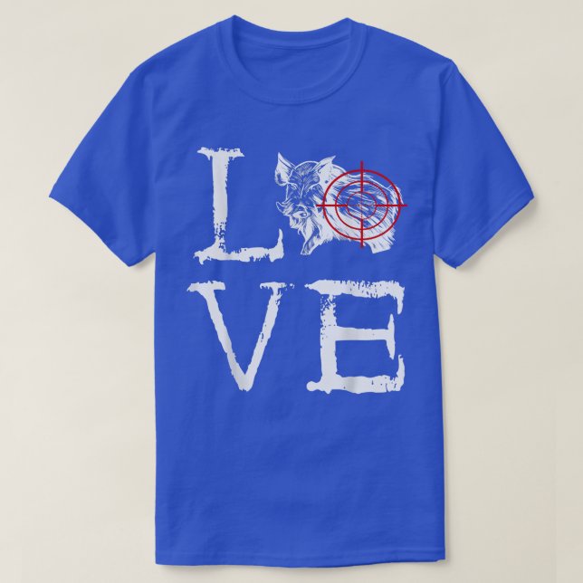 Wilde Boare Jagd Liebe Creepy Wild Hog Hunter Wild T-Shirt (Design vorne)