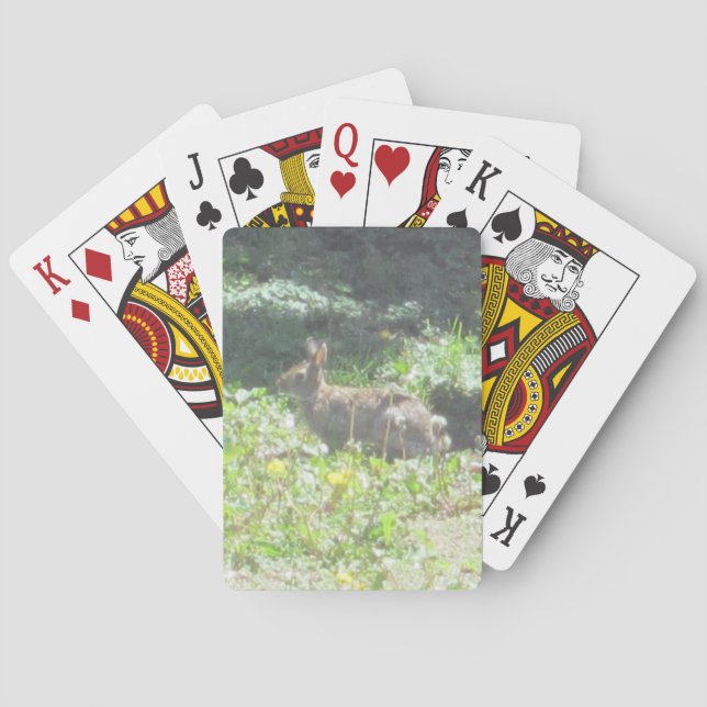 Wilde Bunny Playing Cards Spielkarten (Rückseite)