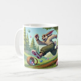 Wilde Chase im Osterhase - Eine Unglaublich witzig Kaffeetasse