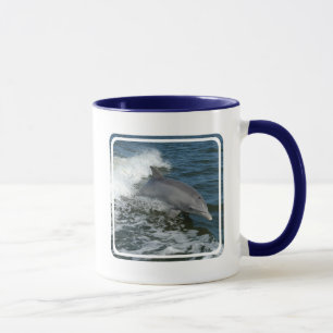 Wilde Delphin-Kaffee-Tasse Tasse
