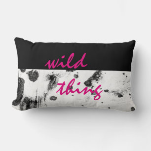 wilde Ding Wirf Kissen fett abstrakte Kunst