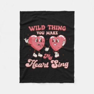 Wilde Dinge, die mich zu Herz-singen Lustigen Sprü Fleecedecke