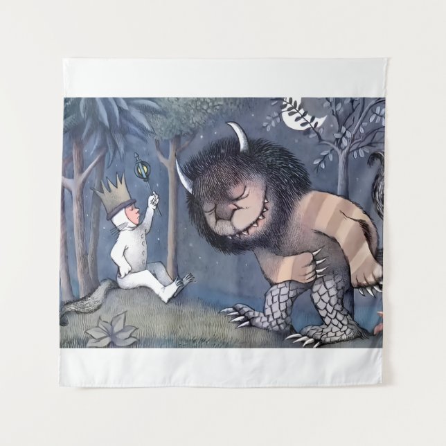 Wilde Dinge sind Wandteppich (Vorderseite)