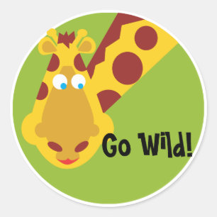 Wilde Dinge - Sticker - Giraffe