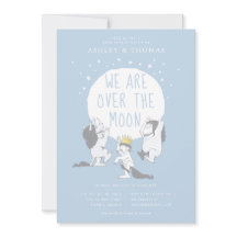 Wilde Dinge | Über der Moon Boy Baby Dusche