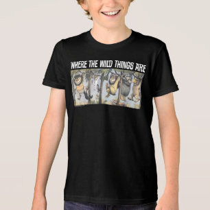 Wilde Dinge und Max schwingen von Bäumen Tri-Blend Shirt