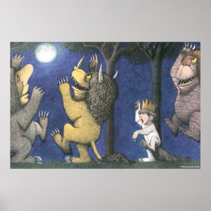 Wilde Dinge und Max tanzen im Mondlicht Poster