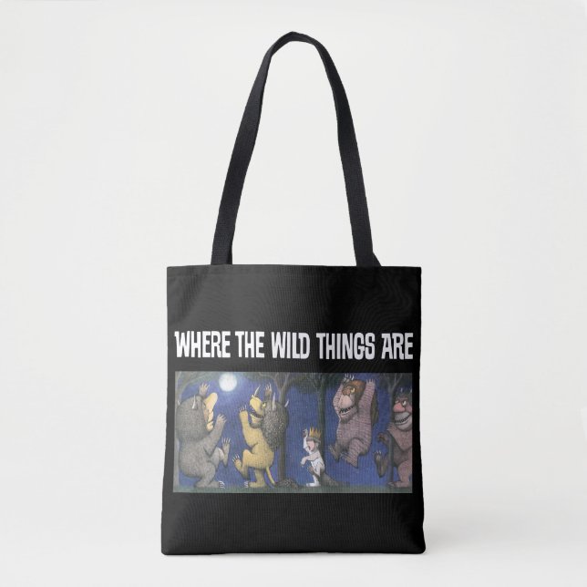 Wilde Dinge und Max tanzen im Mondlicht Tasche (Vorderseite)